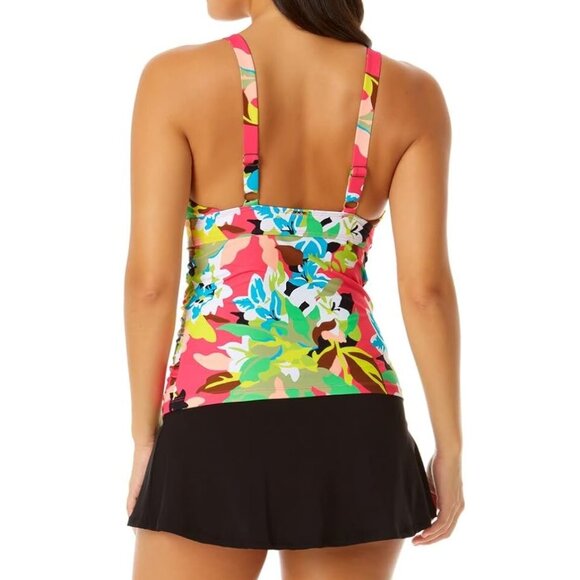 NWT Anne Cole Womens Size Easy Ring Tri Tankini Top Sizes XS-24W $100 LLL241 - Picture 2 of 2